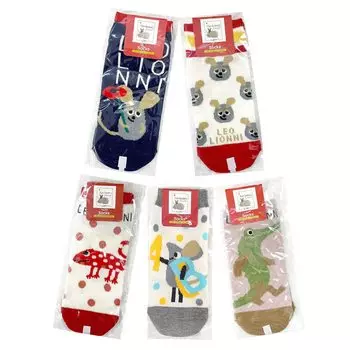 Leo Leoni Frederick OPP Picture 5 Sneaker A Носки, Носки, Сумка, Женские (приблизительно. 22-25cm), Книга, Мило, Узоры, 347650, Длина,