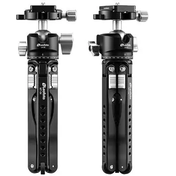 LEOFOTO Tabletop Tripod Free Head Leg Diameter 3 Foldable Telescopic Total Extension Load Capacity Aluminum Legs 037256 MT-04+LH-30 Set, 20mm, Tiers,