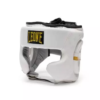 LEONE 1947 Boxing Training Headgear Unisex Cheekbone Guard Included closure lining White L size CS445 [DNA] Hook-and-loop Non-slip [Genuine Product] белый