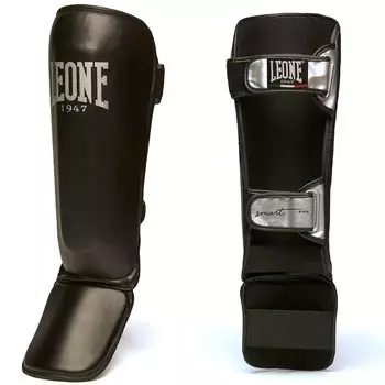 LEONE 1947 Martial Arts Kickboxing MMA Shin Guard Unisex Leggings Padded M PT135 [SMART] EVA100% Size/Black [Genuine Product] чёрный