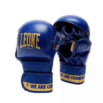 LEONE 1947 MMA Sparring Gloves Unisex training PU Pad Lightweight Comfortable for Training Blue GP144 [DNA gloves] (XL Size) [Genuine Product] синий