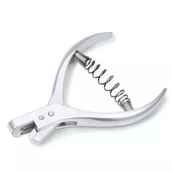 LEONTOOL Pattern Notcher Pattern Notch 2 мм x 8 мм Дырокол для железнодорожных билетов серебряный