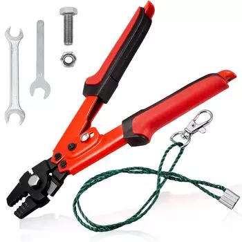 LEONTOOL Ручной пресс-клещи для алюминиевых втулок Обжимной инструмент Диаметр проволоки Резка троса Обжимной кусачки Резка проволоки Рыболовство