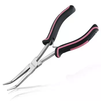 LEONTOOL tapered lead bent radio long reach needle removal mini radio tapered radio bent with with for professional jewelry craft pliers Electrical