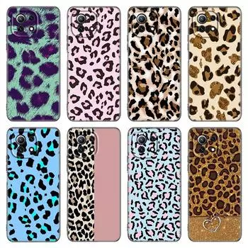 Чехол для телефона с леопардовым принтом для Xiaomi Mi POCO X3 NFC GT M4 M3 12 11T 10T Pro A3 11 Lite NE 5G 12X 11i F3 Мягкий черный чехол из ТПУ Xiaomi Mi A3