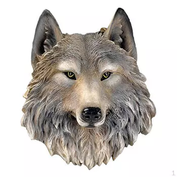 Леопардовая голова животного, украшение на стену, скульптура, бюст, подвесная статуя, большой декор, таксидермия Lion 20x9.5x23cm_lion 2