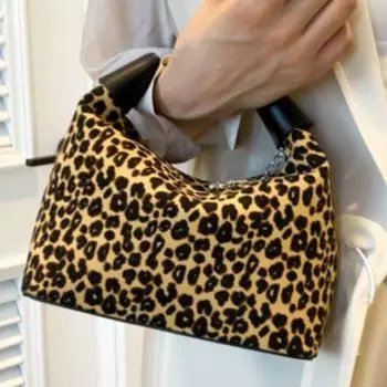 Леопардовые сумки через плечо для женщин, новые модные сумки-тоут, женские дизайнерские роскошные сумки для поездок на работу и обратно