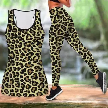 Леопардовый принт йога костюм для женщин модные леггинсы для тренировок фитнес спортивные повседневные штаны для йоги XS синий