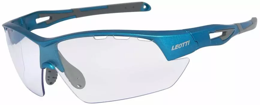 LEOTTI Солнцезащитные очки Leotti Спортивные Однолинзовые Прозрачные Защита от УФ-лучей Бег Велоспорт LEOTTIquattro Прозрачно-голубые синий