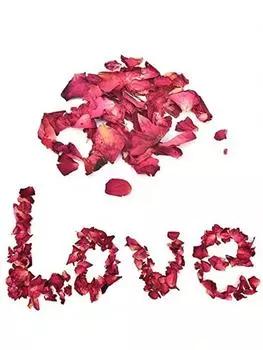 Лепестки роз ко Дню святого Валентина, сушеные настоящие лепестки роз, лепестки цветов для свадебной вечеринки, декор для романтического вечера, предложение руки и сердца, цветы для девичника, 50 г красный