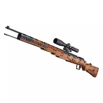 Lepfrica Block Technic 98K Kagu Pal Sniper Block Gong 1022 шт. CBT113106, разноцветные