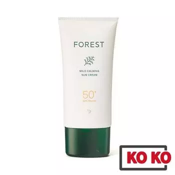[ЛЕС] Мягкий успокаивающий солнцезащитный крем SPF50+ PA++++ 80 мл / Солнцезащитный крем / Солнцезащитный крем 80ml