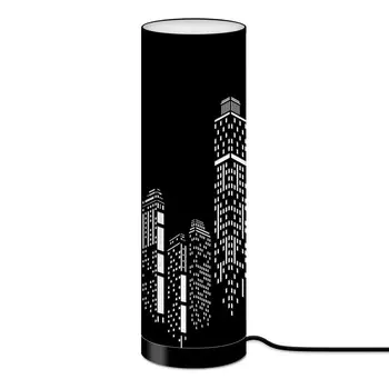 Les Trsors De Lily [A0538] - Трубчатая лампа из ткани черного цвета в стиле бохо (строительство) - 63x20см