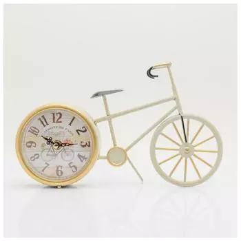 Les Trsors De Lily [A0924] - Винтажные бежевые часы «Французский терруар» (vlo) - 30x19см (Парижский флорист)