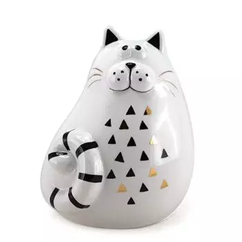 Les Trsors De Lily [A1180] - Керамическая фигурка Кошка - 14x12x10 см