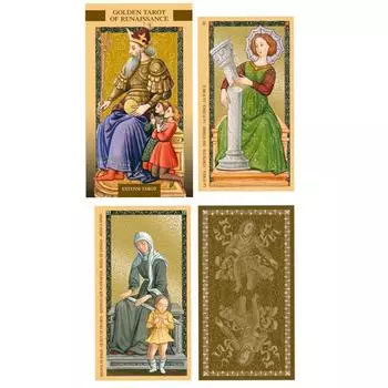 Les Trsors De Lily [A1338] - Золотая коллекция Таро Творца «Золотое Таро Возрождения» - 12x7 см