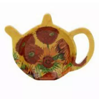 Les Trsors De Lily [A1391] - Подставка для саше из меламина Vincent Van Gogh Подсолнухи - 12x10 см