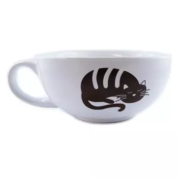 Les Trsors De Lily [A1855] - Кружка керамическая Кошки черно-белая - 11x5 см