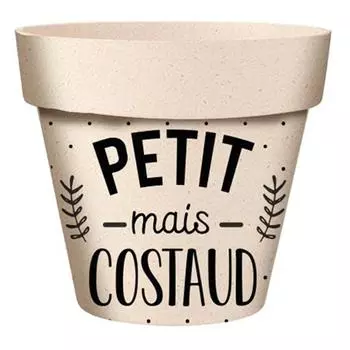 Les Trsors De Lily [A2071] - Бамбуковое кашпо Маленькая, но прочная , черно-бежевый - 7x6 см