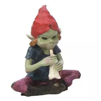 Les Trsors De Lily [A2114] - Статуэтка из смолы Пикси-музыкант , разноцветная - 15 см