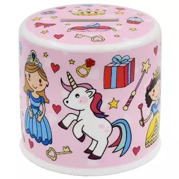 Les Trsors De Lily [A2244] - Копилка фарфоровая Сказка розовая - 10x10x10 см