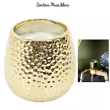 Les Trsors De Lily [A2309] - Керамическая ароматическая свеча Джунгли - 9x8 см (белый мускус)