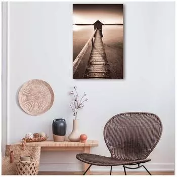 Les Trsors De Lily [A2418] - Холст дизайнерский Ponton коричневый - 40x60 см