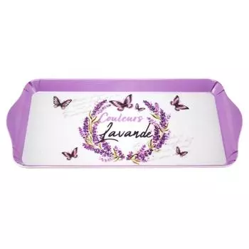 Les Trsors De Lily [A2539] - Лоток для торта из меламина Цвета лаванды фиолетовый - 30. 5x15см