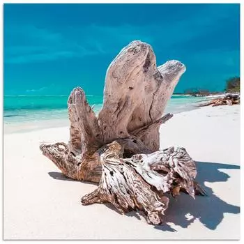 Les Trsors De Lily [A2866] - Фотохолст Приморский синий (пляж) - 90x90см