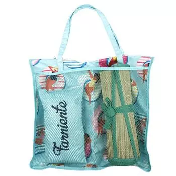 Les Trsors De Lily [A2876] - Сумка и подушка для пляжного коврика Farniente бирюзового цвета - 176x60 см