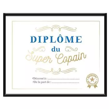 Les Trsors De Lily [A3449] - Рамка для диплома Super Buddy , разноцветная - 25x20 см