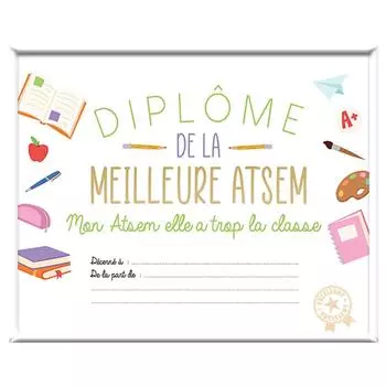 Les Trsors De Lily [A3463] - Многоцветная рамка для диплома Best Atsem - 25x20 см