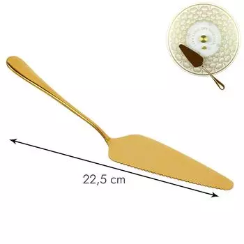 Les Trsors De Lily [A3682] - Подставка для торта Клеопатра золотая - 22x5 см