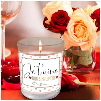 Les Trsors De Lily [A3813] - Ароматическая свеча Я люблю тебя просто - 92x70 мм