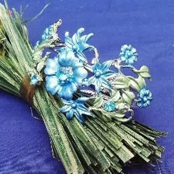 Les Trsors De Lily [B7203] - Дизайнерский браслет Baroque Painting синий