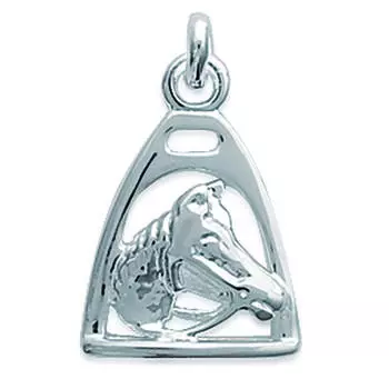 Les Trsors De Lily [B8297] - Серебряный кулон Lucky Посеребренный - 15x17 мм