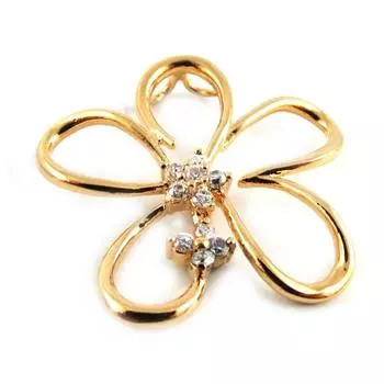 Les Trsors De Lily [B9375] - Позолоченный кулон «Цветок мечты»