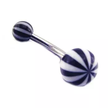 Les Trsors De Lily [C4948] - Шарик для пирсинга Tecno Черный