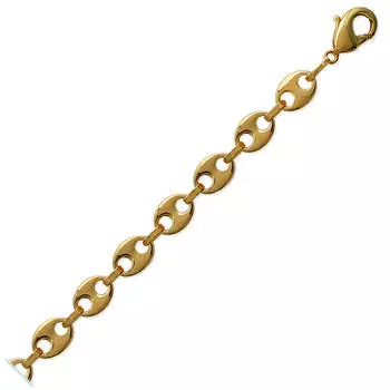 Les Trsors De Lily [C5508] - Позолоченная цепочка Grain de Caf 50 см 6 мм