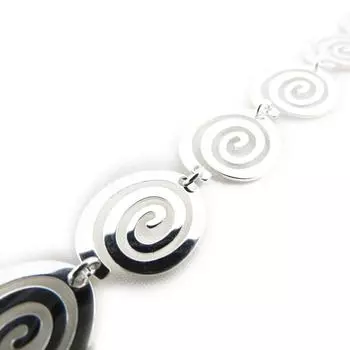 Les Trsors De Lily [C5737] - Серебряный браслет «Спиральные игры»