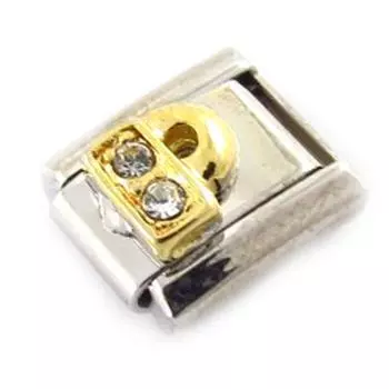 Les Trsors De Lily [C6070] - Сетка в виде буквы P из белого золота