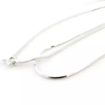 Les Trsors De Lily [C7301] - Серебряная цепочка Square Diamond Snake 40 см 1,4 мм