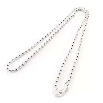 Les Trsors De Lily [C7451] - Серебряная цепочка Micro-Beads 50 см 3 мм