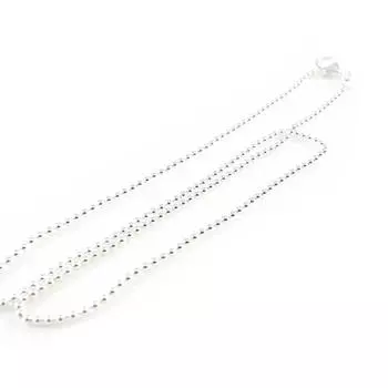 Les Trsors De Lily [C7455] - Серебряная цепочка Micro-Beads 40 см 1,5 мм