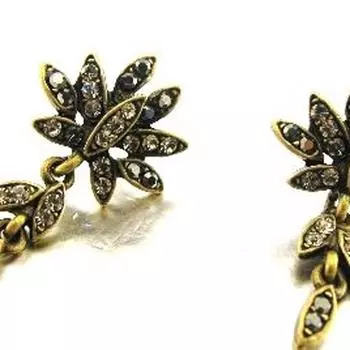 Les Trsors De Lily [C7943] - Серые дизайнерские серьги Torrides