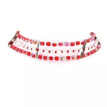 Les Trsors De Lily [D1194] - Красное дизайнерское колье Kianda Glam