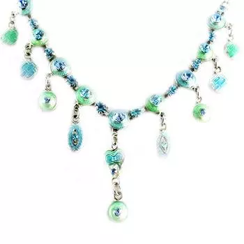 Les Trsors De Lily [D1861] - Дизайнерское колье «Элеонора», бирюзовое