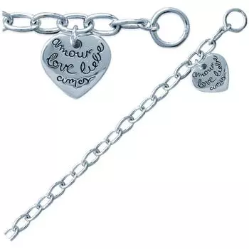 Les Trsors De Lily [D4584] - Серебряный браслет Grigri d Amour , серебро