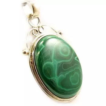 Les Trsors De Lily [D5179] - Серебряный кулон с малахитом «Ode»