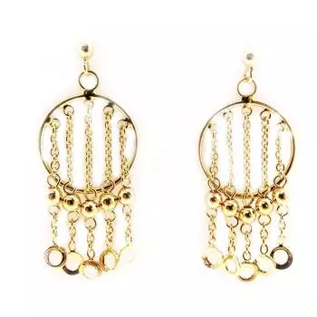 Les Trsors De Lily [D6834] - Позолоченные серьги Belly Dance